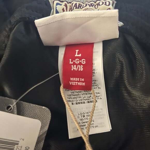 Hardwood Classics Utah Jazz NBA Basketball Mesh Shorts Black & Orange LG(14/16). - Picture 3 of 10